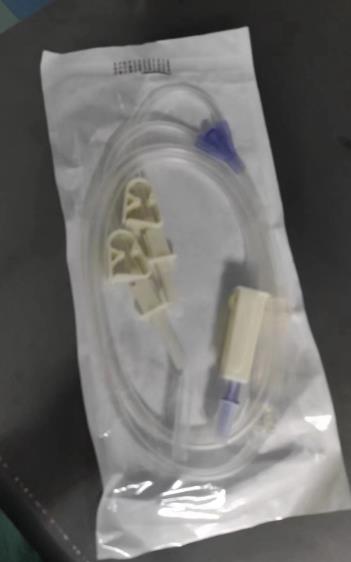 一次性使用冲洗连接管