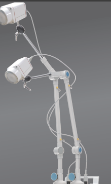 毫米波治疗仪活动曲臂