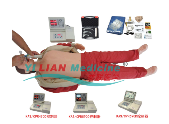 高级全身心肺复苏急救训练模拟人（半身）
