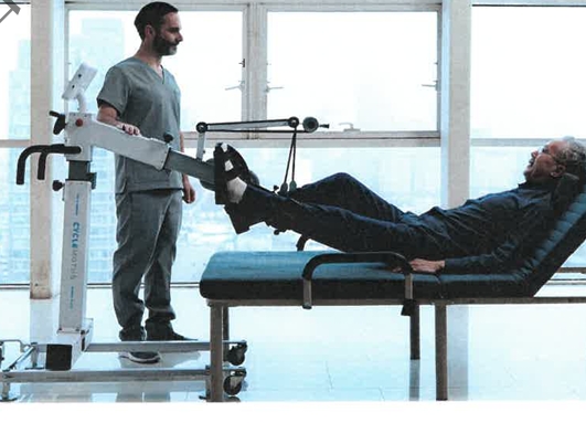 床边下肢主被动训练系统