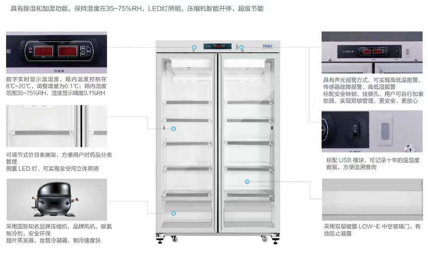 药品阴凉箱HYC-1025L