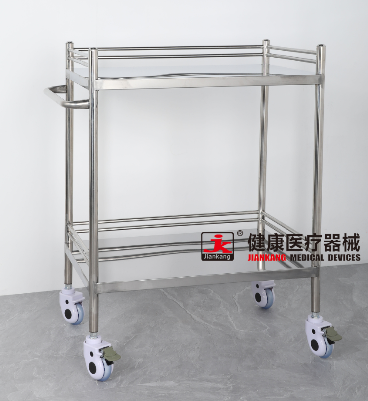 不锈钢双层器械车