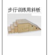 步行训练用斜板